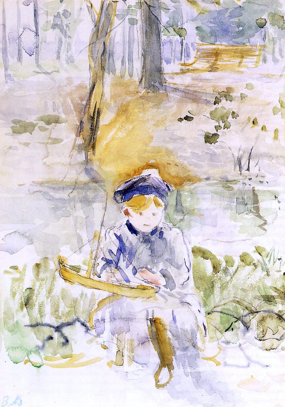 Berthe Morisot Julie and Her Boat - Art Print