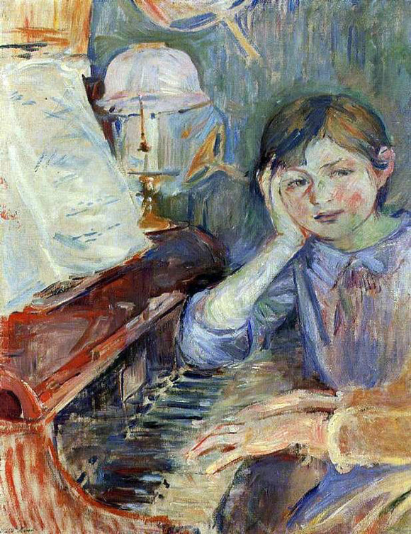  Berthe Morisot Julie Listening - Art Print