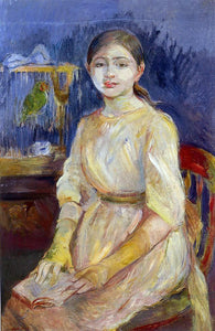  Berthe Morisot Julie Manet with a Budgie - Art Print