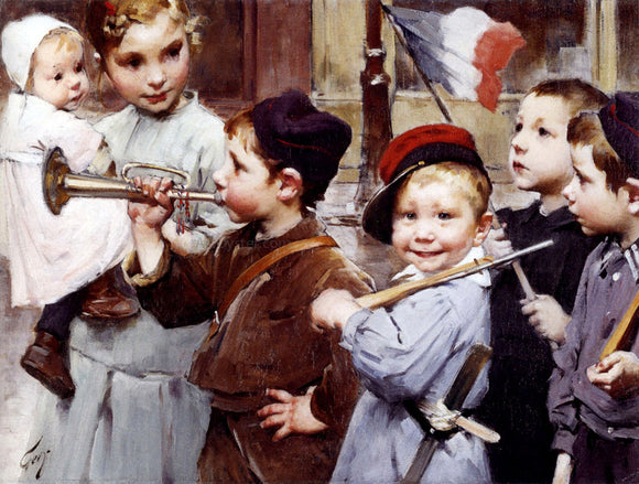  Henry Jean Geoffroy July 14th - Bastille Day - Art Print