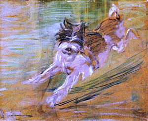  Franz Marc Jumping Dog "Schlick" - Art Print