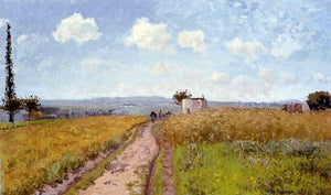  Camille Pissarro June Morning, View over the Hills over Pontoise - Art Print