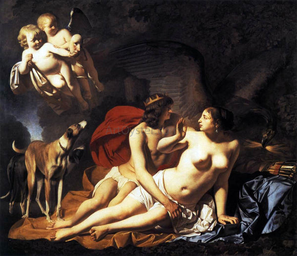  Caesar Van Everdingen Jupiter and Callisto - Art Print