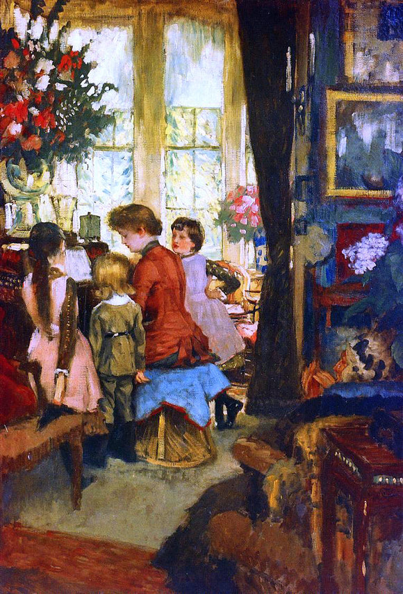  James Tissot Kathleen Newton at the Piano - Art Print