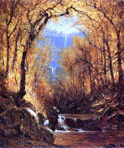  Sanford Robinson Gifford Kauterskill Falls - Art Print