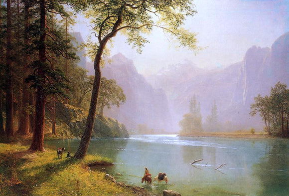  Albert Bierstadt Kern River Valley, California - Art Print