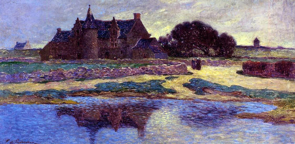  Ferdinand Du Puigaudeau Kervaudu, View from the Marsh - Art Print