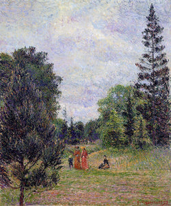  Camille Pissarro Kew Gardens, Crossroads near the Pond - Art Print