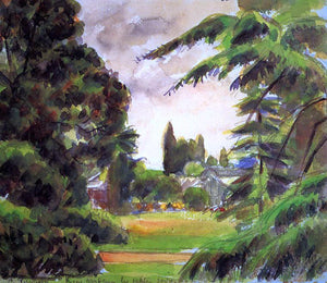  Camille Pissarro Kew Gardens, the Little Greenhouse - Art Print