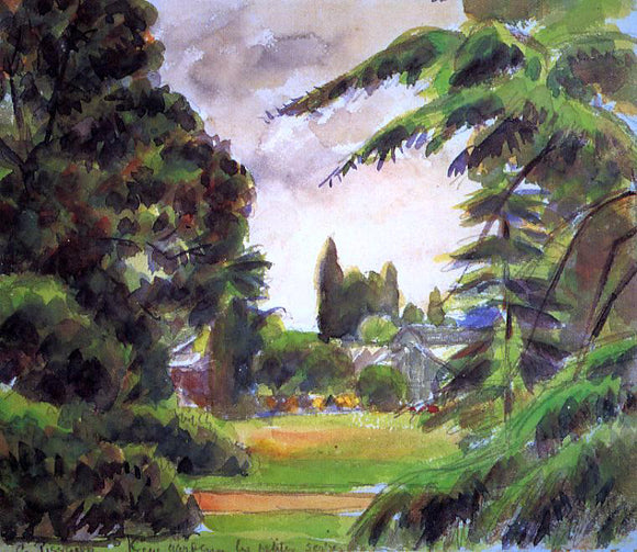  Camille Pissarro Kew Gardens, the Little Greenhouse - Art Print