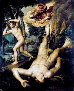  Michiel Van Coxcie Killing of Abel - Art Print