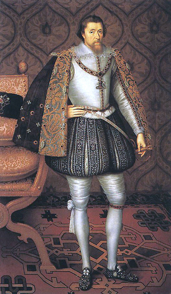  Paulus Van Somer King James I of England - Art Print