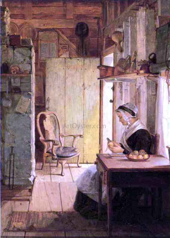  Thomas Hicks Kitchen Interior - Art Print