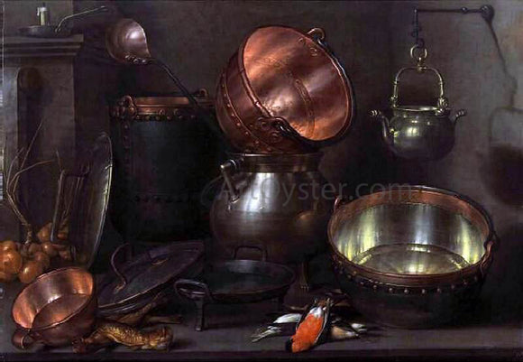  Cornelis Jacobsz Delff Kitchen Still-Life - Art Print