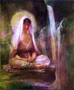  John La Farge Kwannon Meditating on Human Life - Art Print