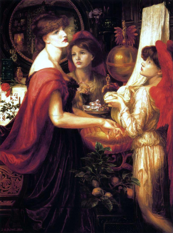  Dante Gabriel Rossetti La Bella Mano - Art Print