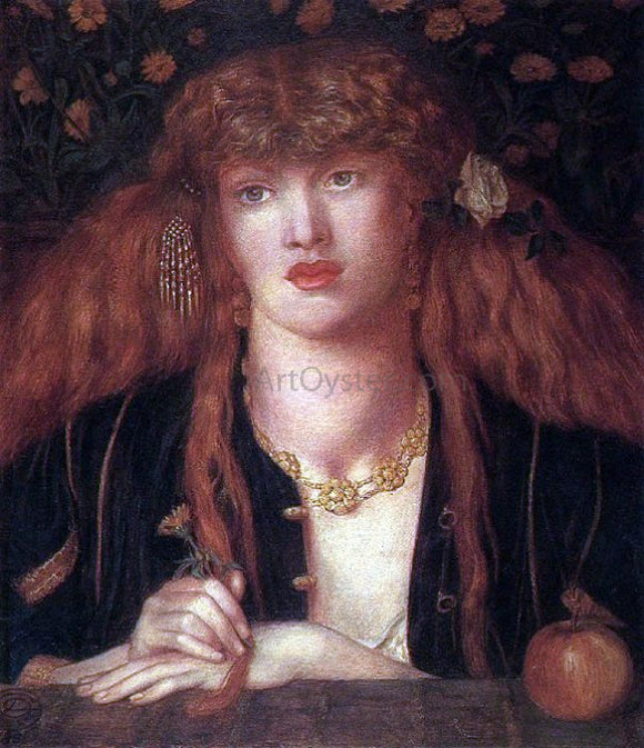 Dante Gabriel Rossetti La Bionda del Balcone - Art Print