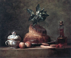  Jean-Baptiste-Simeon Chardin La Brioche - Art Print