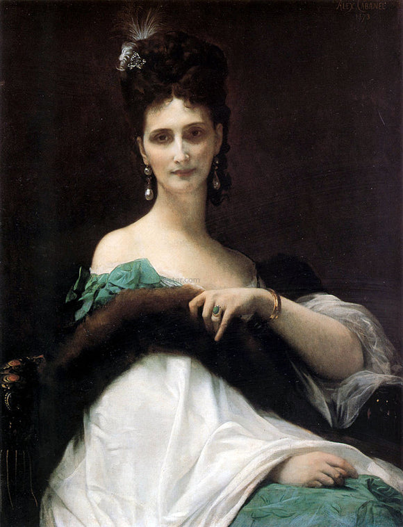  Alexandre Cabanel La Comtesse de Keller - Art Print