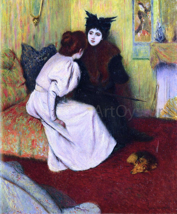  Federico Zandomeneghi La Conversazione - Art Print