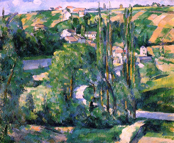  Paul Cezanne La Cote du Galet, at Pontoise - Art Print