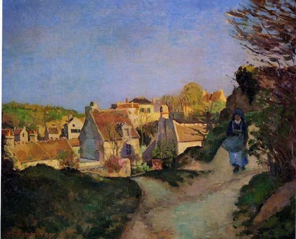  Camille Pissarro La Cote du Jallais, Pontoise - Art Print