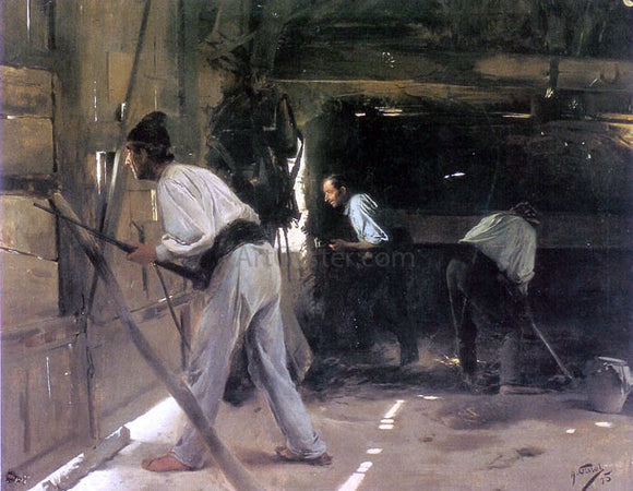  Antonio Fillol Granell La Defensa de la Barraca - Art Print