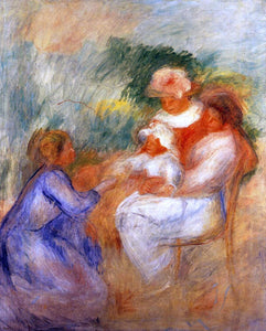  Pierre Auguste Renoir La Famille - Art Print