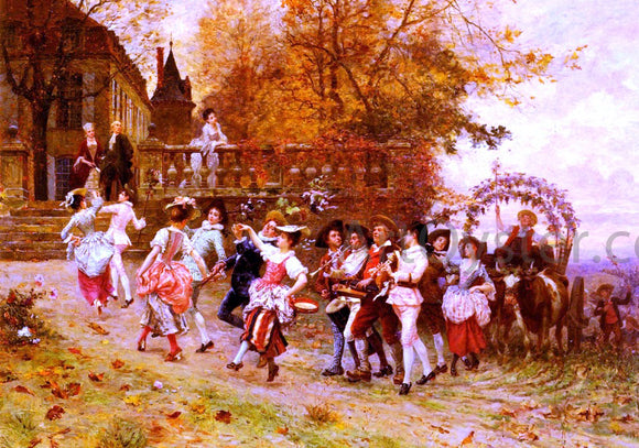  Charles Edmond Delort La Fete De Vendange - Art Print
