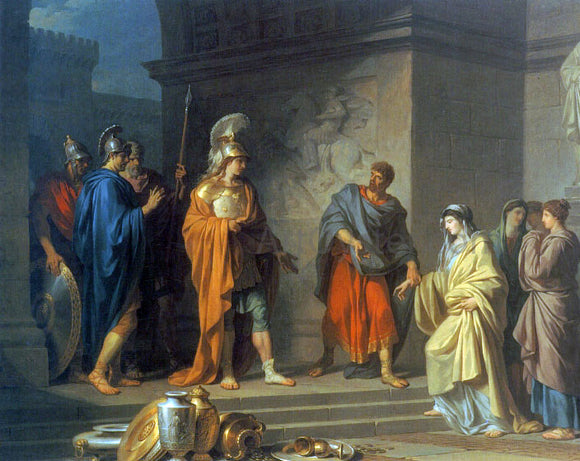  Jean Nicaise Perrin La Generosite De Scipio - Art Print
