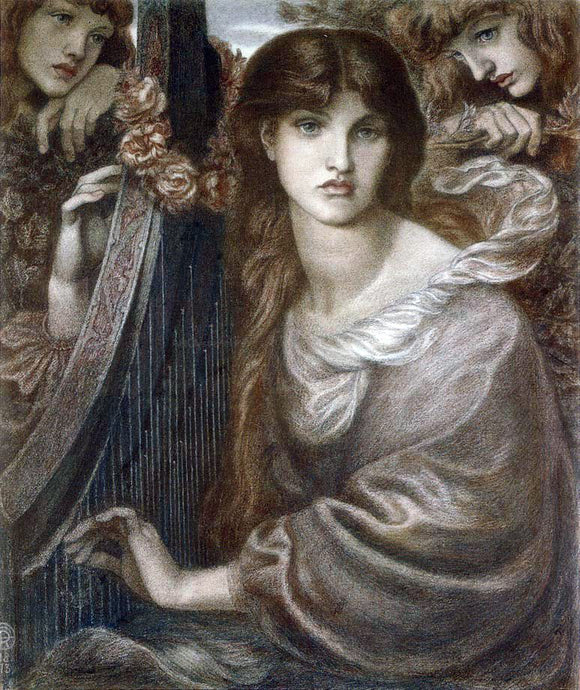  Dante Gabriel Rossetti La Ghirlandata - Art Print