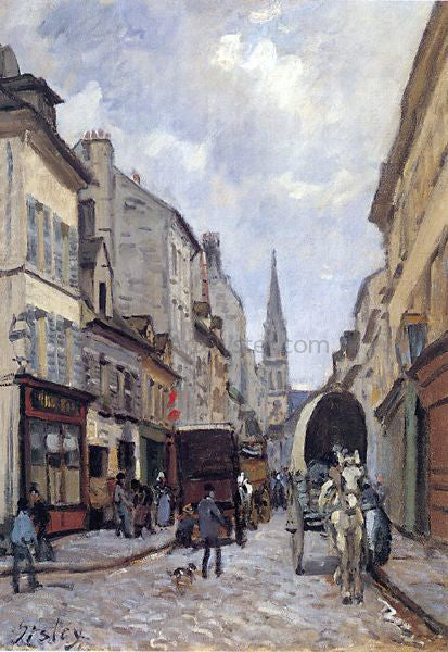  Alfred Sisley La Grand Rue, Argenteuil - Art Print