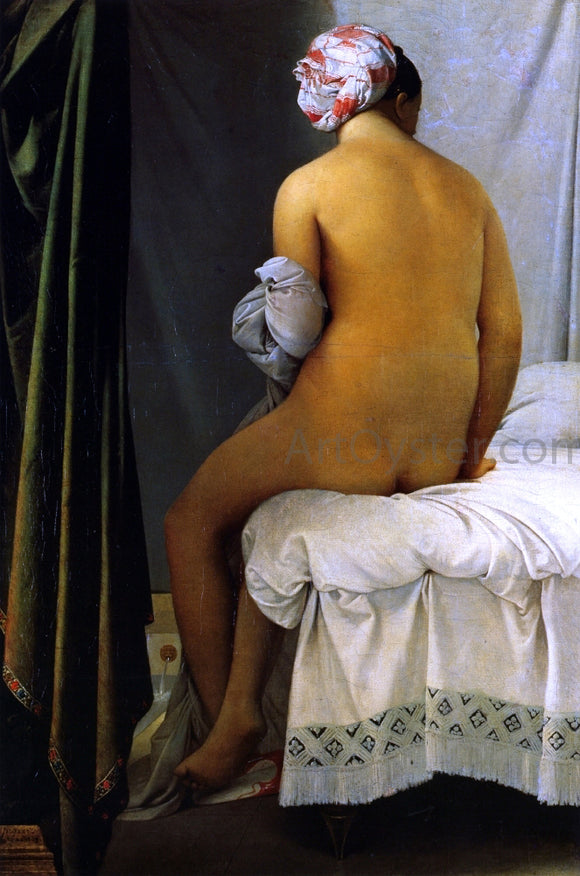  Jean-Auguste-Dominique Ingres La Grande Baigneuse (also known as La Baigneuse de Valpincon) - Art Print