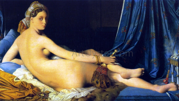  Jean-Auguste-Dominique Ingres La Grande Odalisque - Art Print