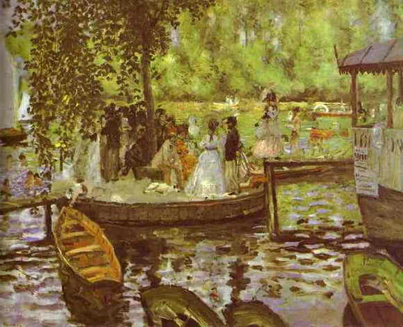  Claude Oscar Monet La Grenouillere - Art Print