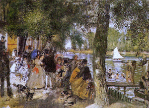  Pierre Auguste Renoir La Grenouillere - Art Print