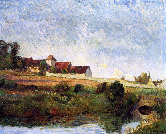  Paul Gauguin La Groue Farm, Osny - Art Print