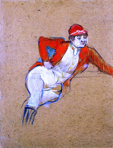  Henri De Toulouse-Lautrec La Macarona in Riding Habit - Art Print