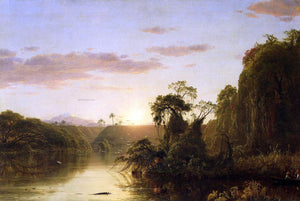 Frederic Edwin Church La Magdalena (also known as Scene on the Magdalena) - Art Print