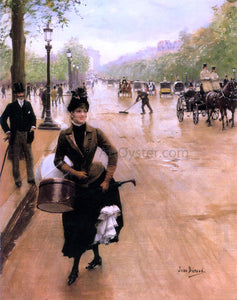  Jean-Georges Beraud La Modiste Sur Les Champs Elysees - Art Print