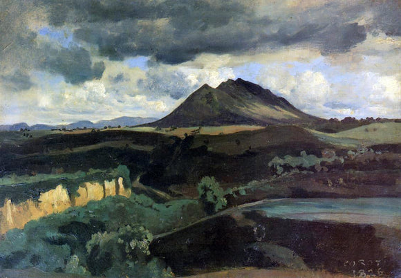  Jean-Baptiste-Camille Corot La Monta Soracte - Art Print