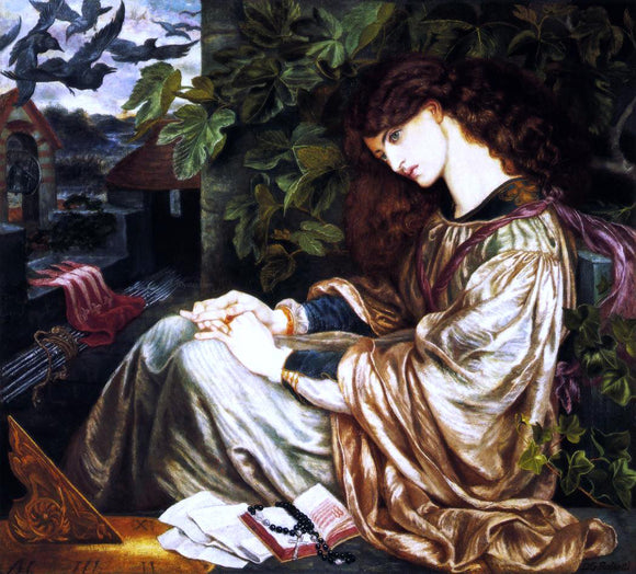 Dante Gabriel Rossetti La Pia de' Tolomei - Art Print