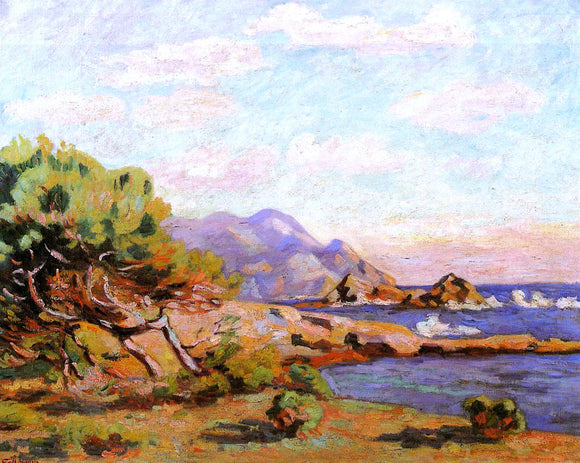  Armand Guillaumin La Pointe du Lou Gaou - Art Print
