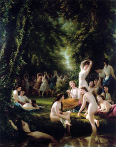  Fritz Zuber-Buhler La Reine Bacchanal - Art Print