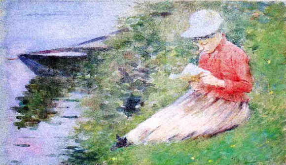  Theodore Robinson La Roche-Guyon - Art Print