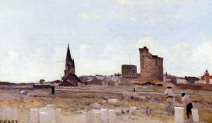  Jean-Baptiste-Camille Corot La Rochelle - Quarry near the Port Entrance - Art Print