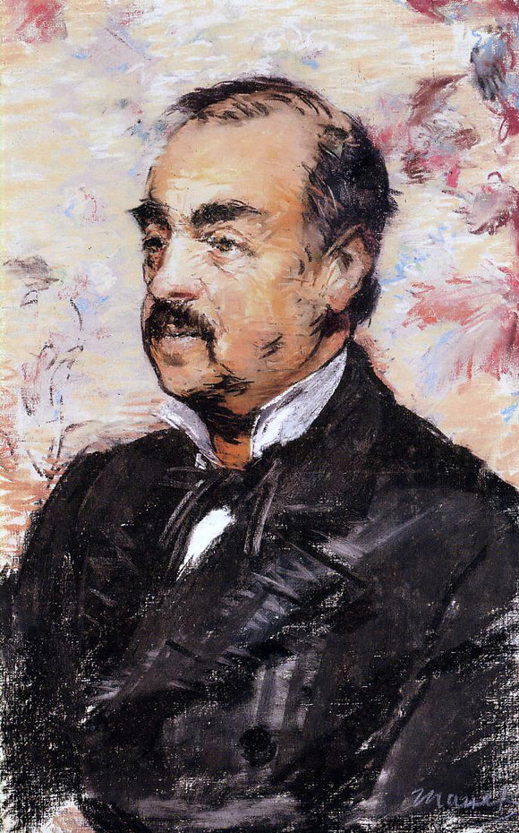  Edouard Manet La Rochenoier, the Painter of Animals - Art Print