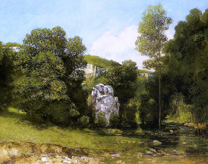  Gustave Courbet La Ruisseau de la Breme - Art Print