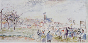  Camille Pissarro La Saint - Martin a Pontoise - Art Print