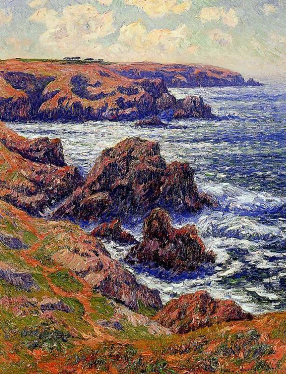  Henri Moret La Terre de Cleden, Point de Raz, Finistere - Art Print